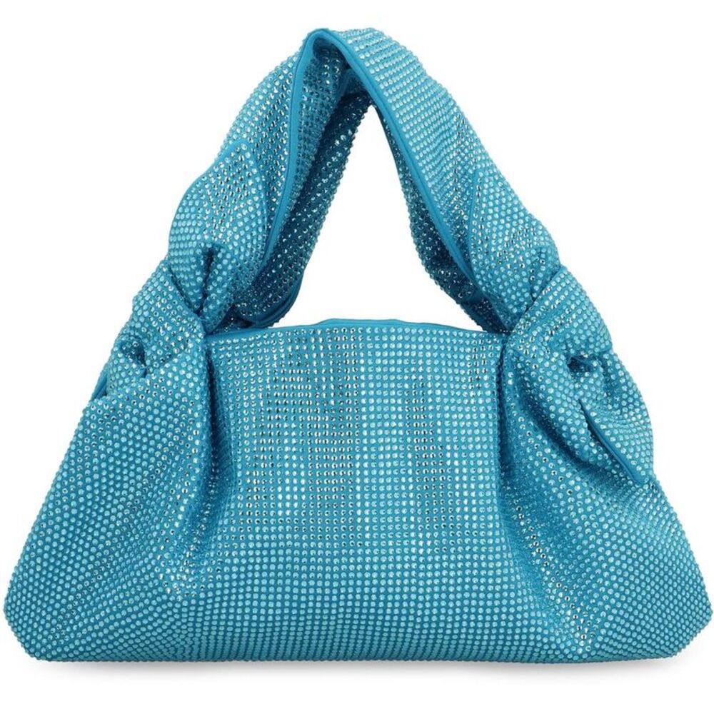 GIUSEPPE DI MORABITO Embellished Twisted Handle Handbag Women LIGHT BLUE